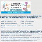 JORNADAS INTERNACIONALES SOBRE SISTEMAS SANITARIOS