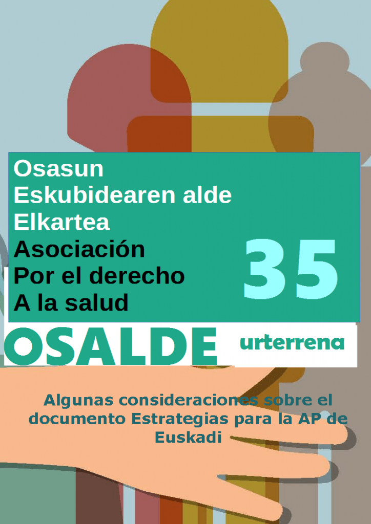 Algunas consideraciones sobre el documento estrategias para la AP de Euskadi