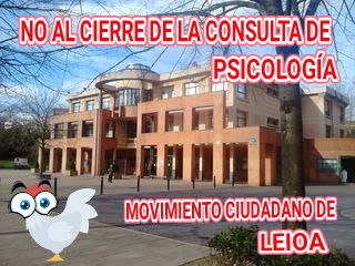 Ciudadanos de Leioa contra el cierre de la consulta de Psicología