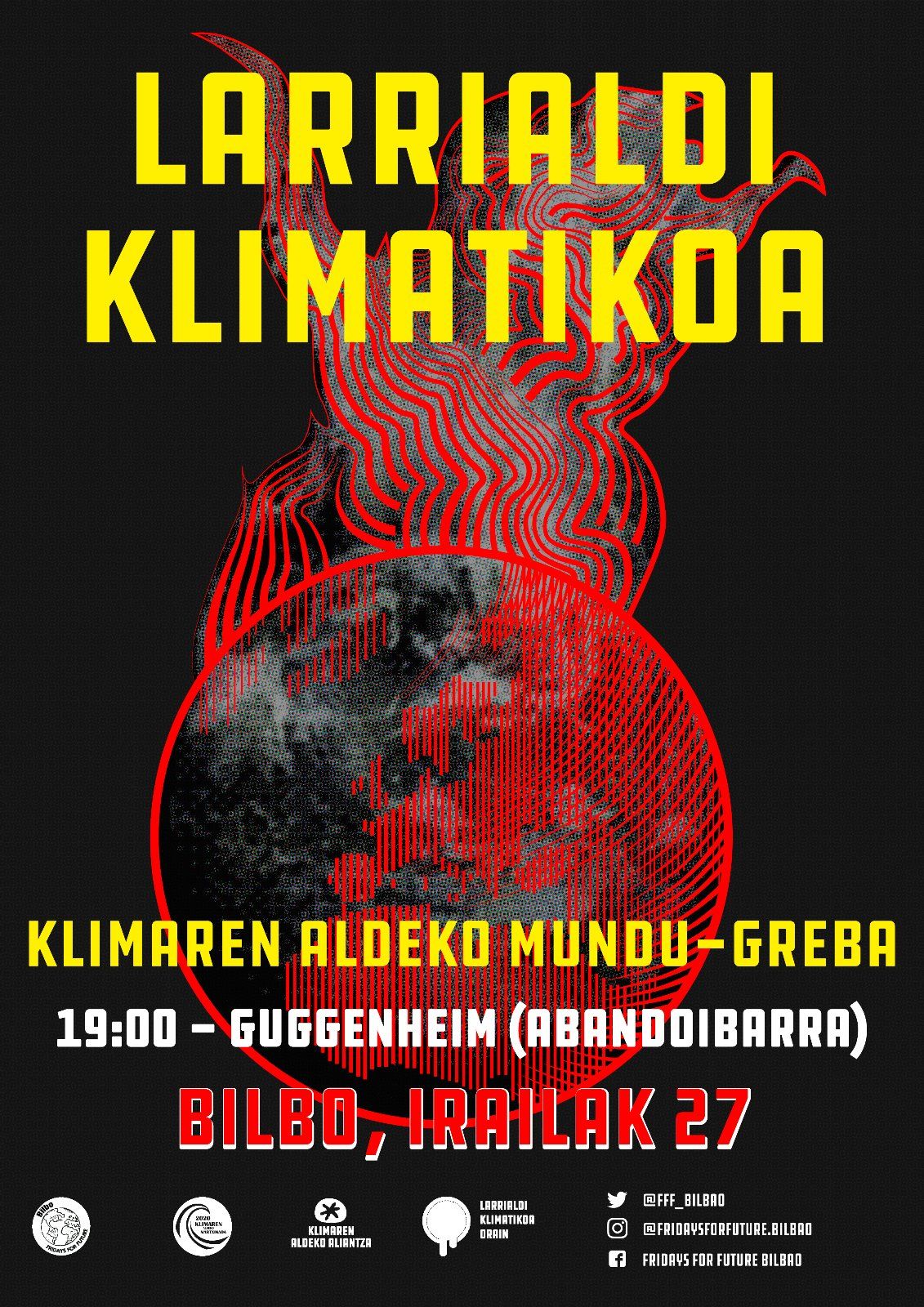 Bilbao participa en la huelga mundial por el clima