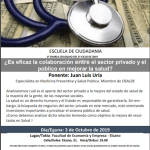 ¿Es eficaz la colaboración entre el sector privado y el público en mejorar la salud?