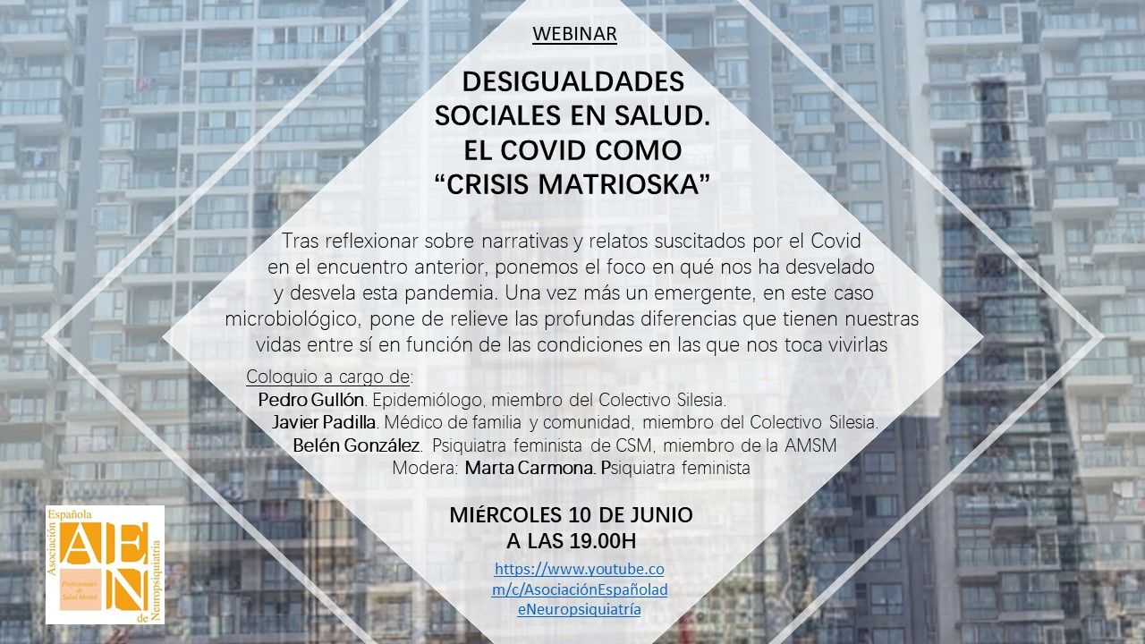 Desigualdades sociales en salud: el covid como "crisis matrioska"