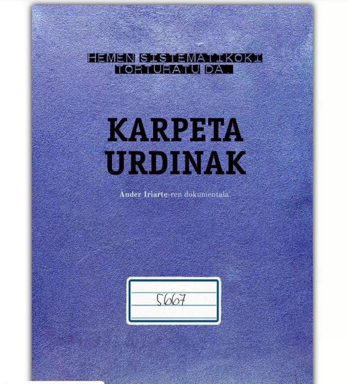 Karpeta Urdinak / Blue Files / Carpetas azules junto  a otros cortos documentales en Zinemaldia