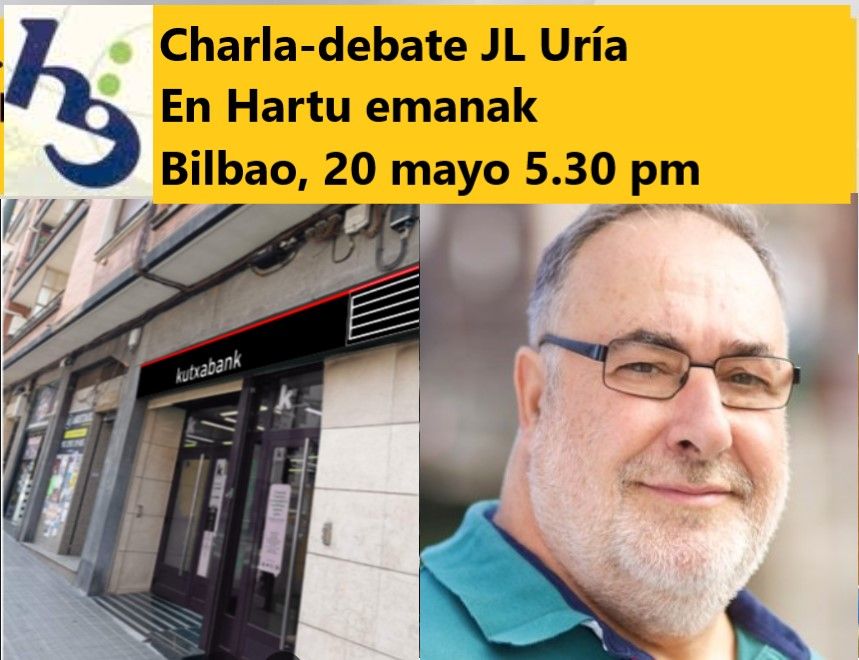 Charla-debate de Juan Luis Uría en "Hartu emanak"