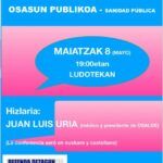 Charla de Juan Luis Uría (Presidente de Osalde) en Larrabetzu (Bizkaia)